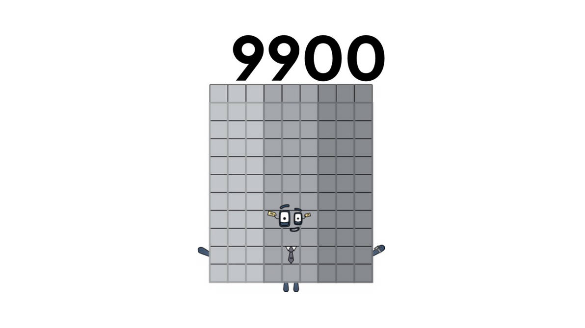 Numberblocks 9900K blocks by JulianErber on DeviantArt