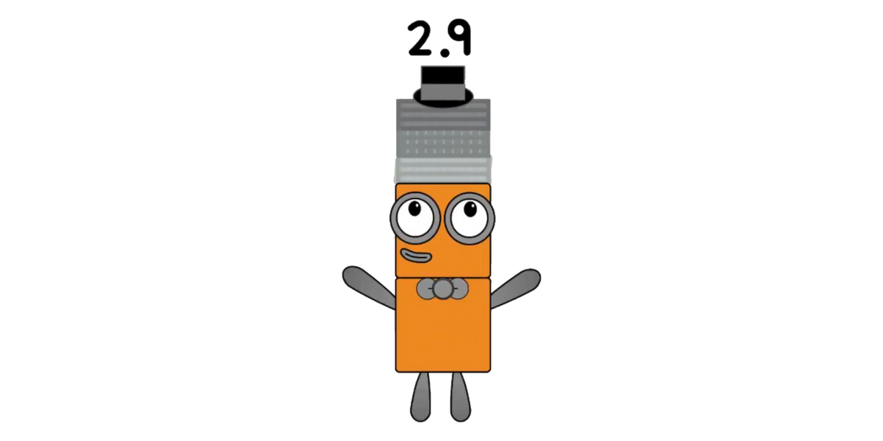 Numberblocks 252 Numberblocks 2.9 blocks by JulianErber on DeviantArt