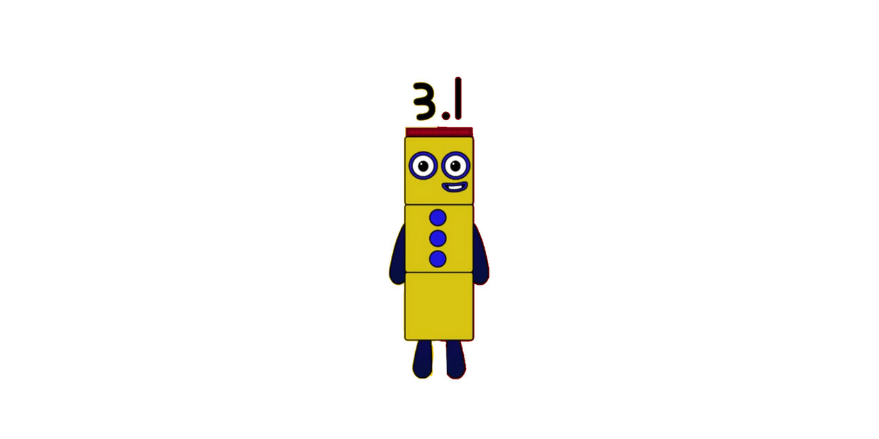 Numberblocks 3.1 blocks by JulianErber on DeviantArt