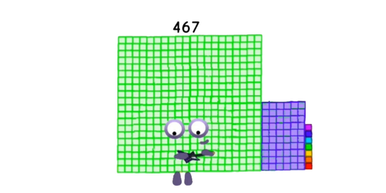 Numberblocks 467 blocks by JulianErber on DeviantArt