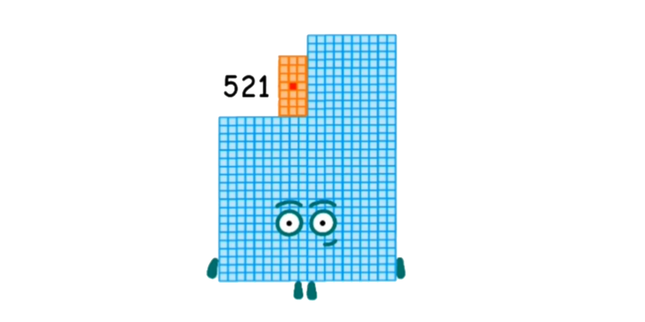 Numberblocks 521 blocks by JulianErber on DeviantArt