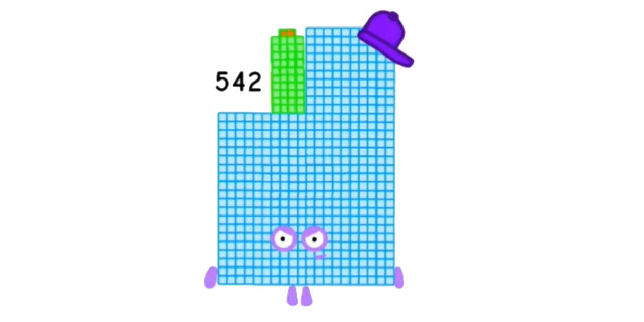 Numberblocks 252 Numberblocks 542 blocks by JulianErber on DeviantArt