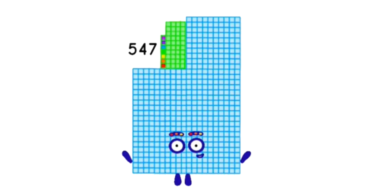 Numberblocks 547 blocks by JulianErber on DeviantArt