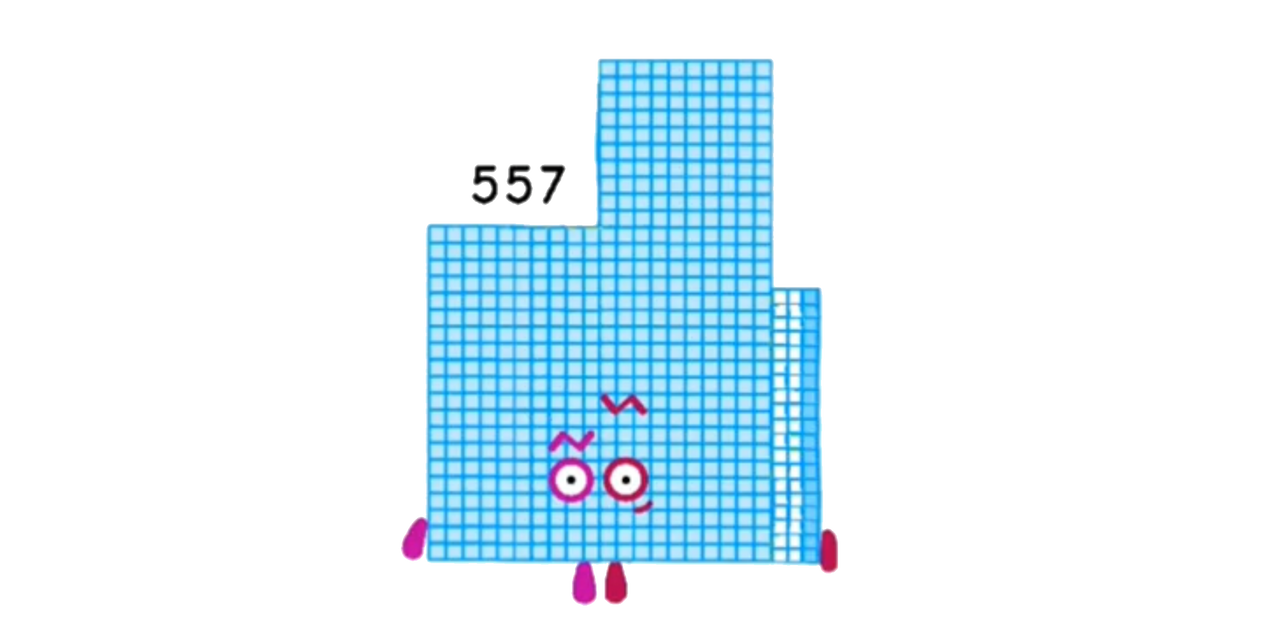 Numberblocks 252 Numberblocks 557 blocks by JulianErber on DeviantArt