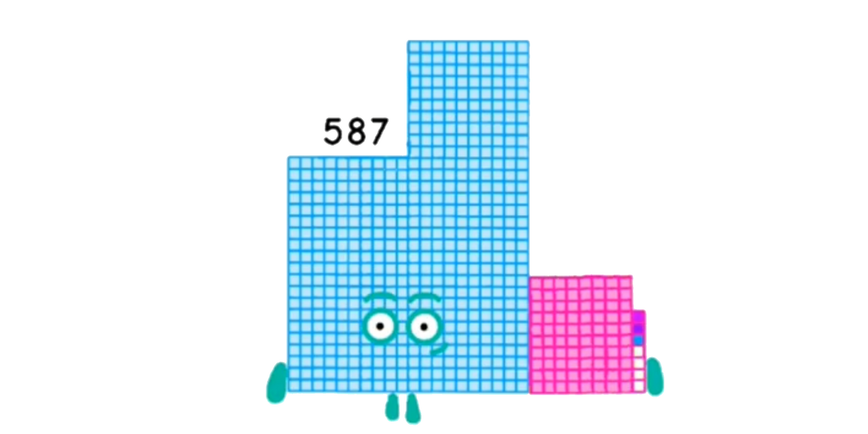 Numberblocks 252 Numberblocks 587 blocks by JulianErber on DeviantArt