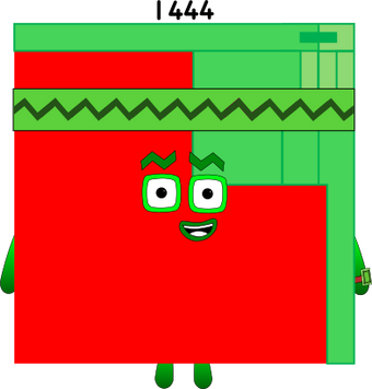 Numberblocks 1444K blocks by JulianErber on DeviantArt