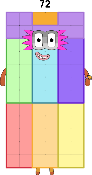 Numberblocks 72 blocks New by JulianErber on DeviantArt