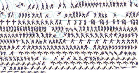 Future Trunks SSJ Spritesheet