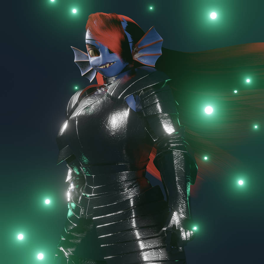 Undyne In Armor Undyne the Undying by BySamzan on DeviantArt