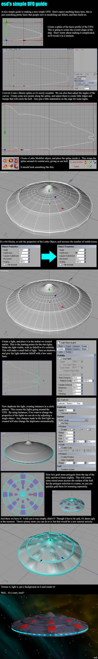 Simple UFO Tutorial by e-s-d