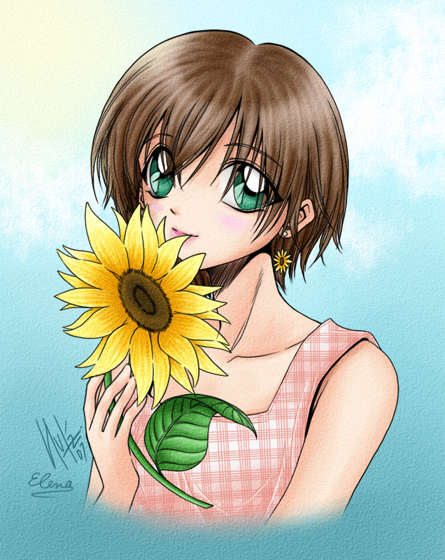 Sunflower Lines by Sureya