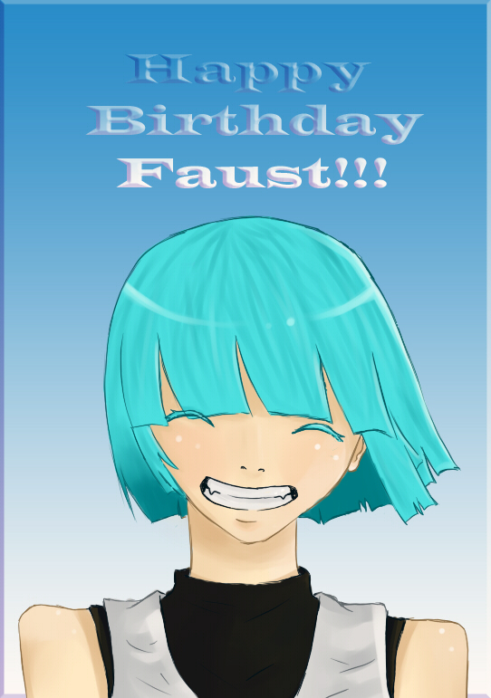 Happy birthday faust