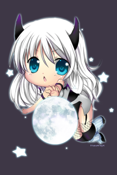 commission - chibi demon