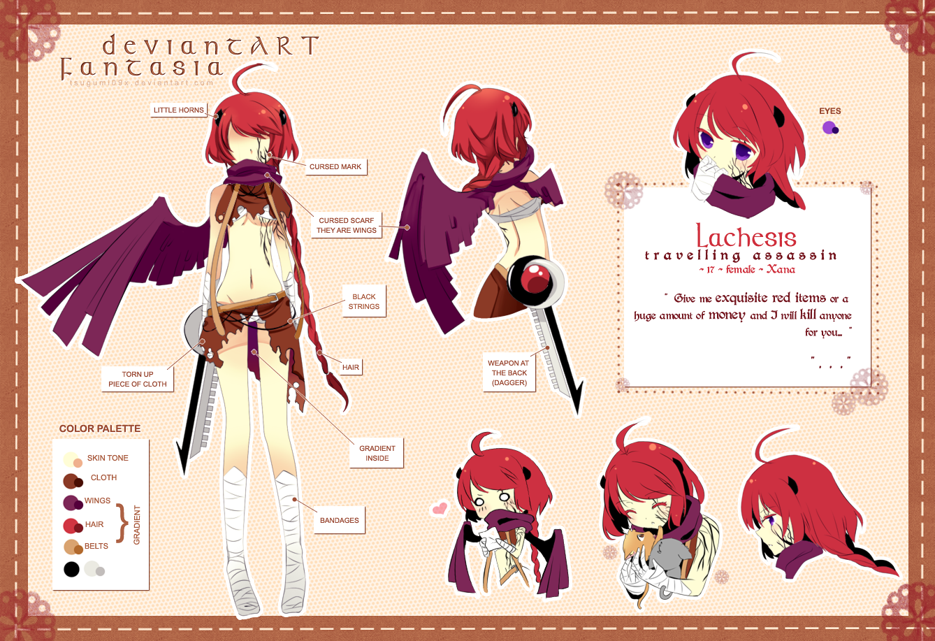 Lachesis character sheet