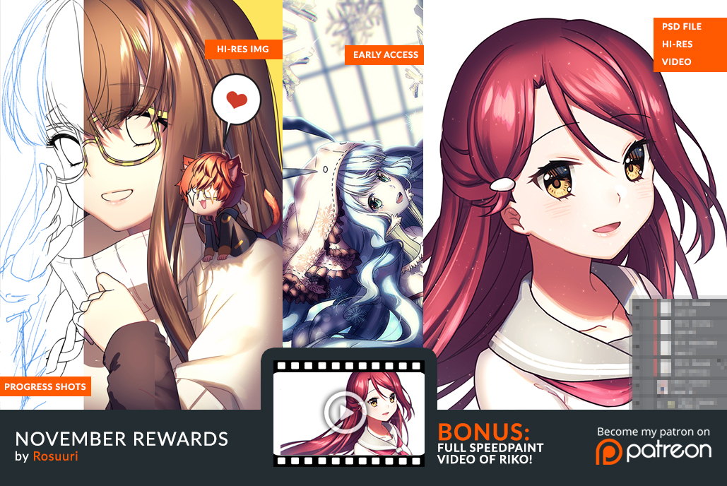 November Rewards + Bonus Speedpaint Video