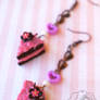 Chocolate Cake Earrings