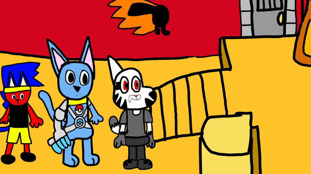 Shadow, Riolu and Rifki enters the Fire Temple by carmenramcat on ...