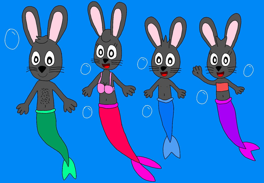 The Other Rabbit Mermaids by carmenramcat on DeviantArt