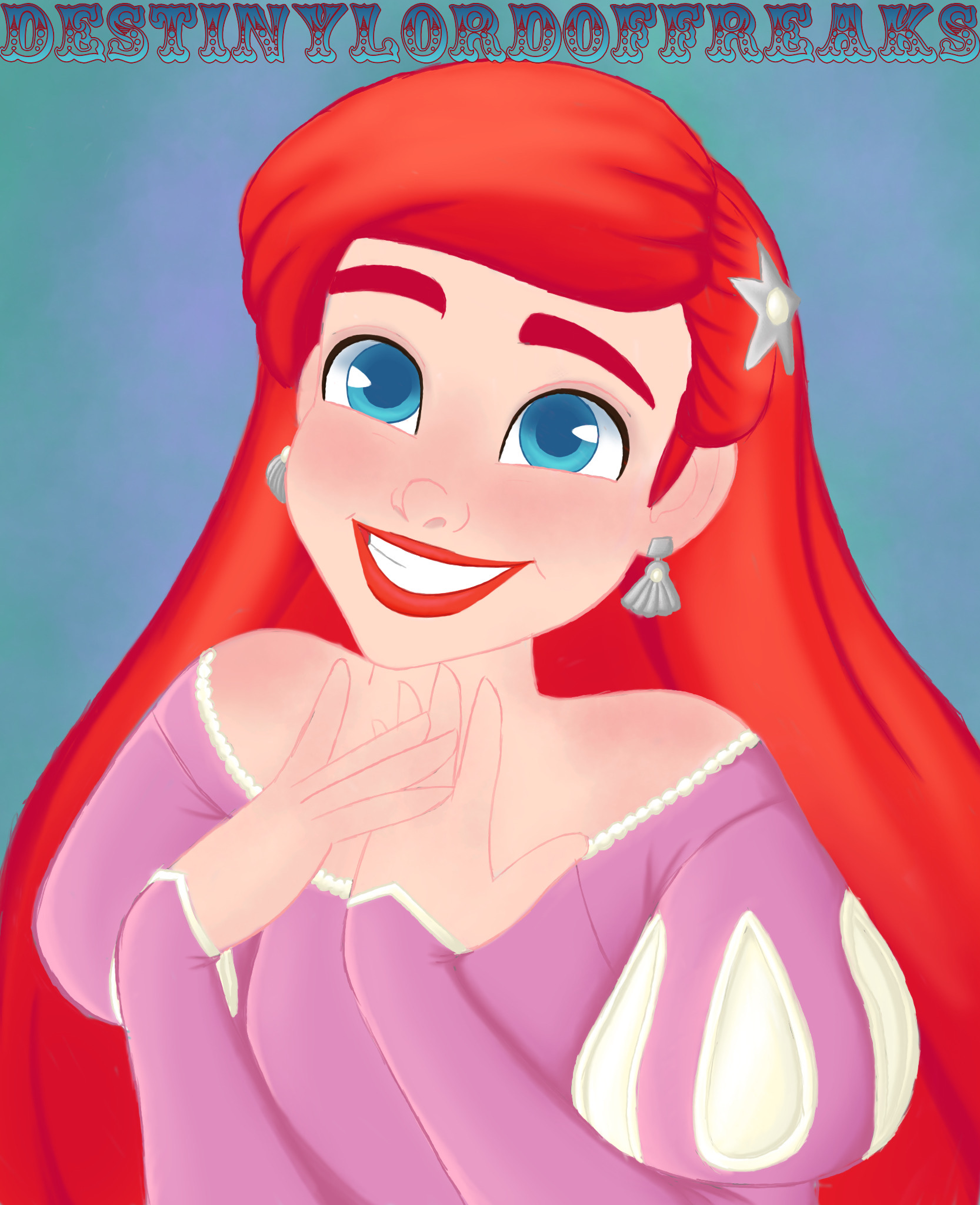 Ariel from Ralph break the internet by DestinyLordOfFreaks on DeviantArt