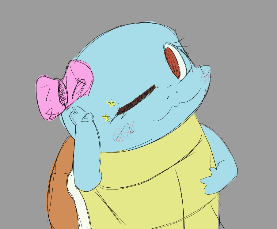 QT Squirtle Sketch