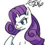 Rarity's Murderous Intent - Ilustrator Experiment-