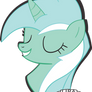 A Pleased Lyra Headshot Vector