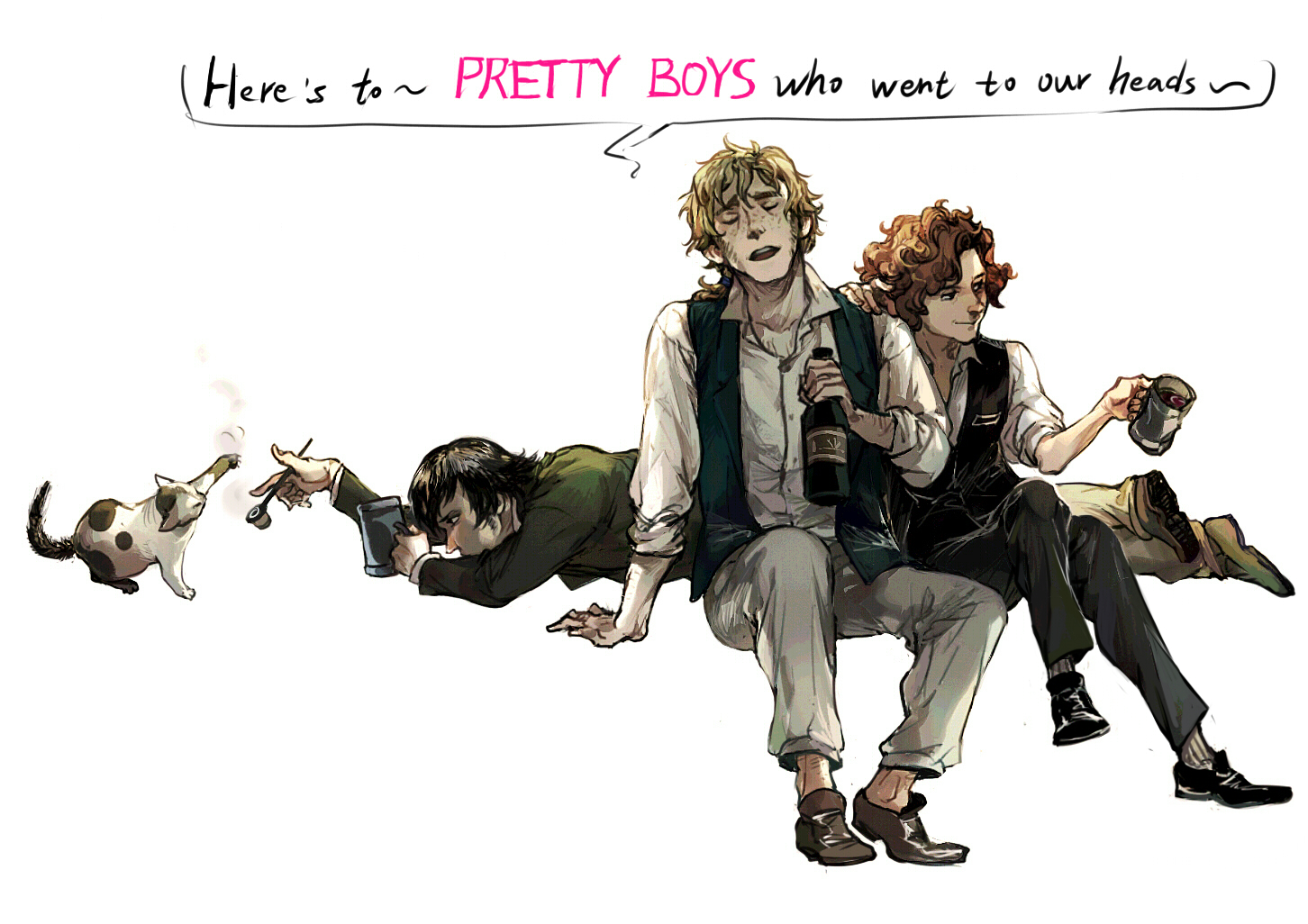 LesMis-Here's to pretty boys........