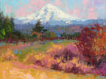 Fall Views - Mt. Hood pein air oil painting