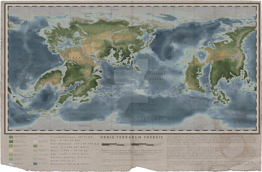 Thersis World Foldable map