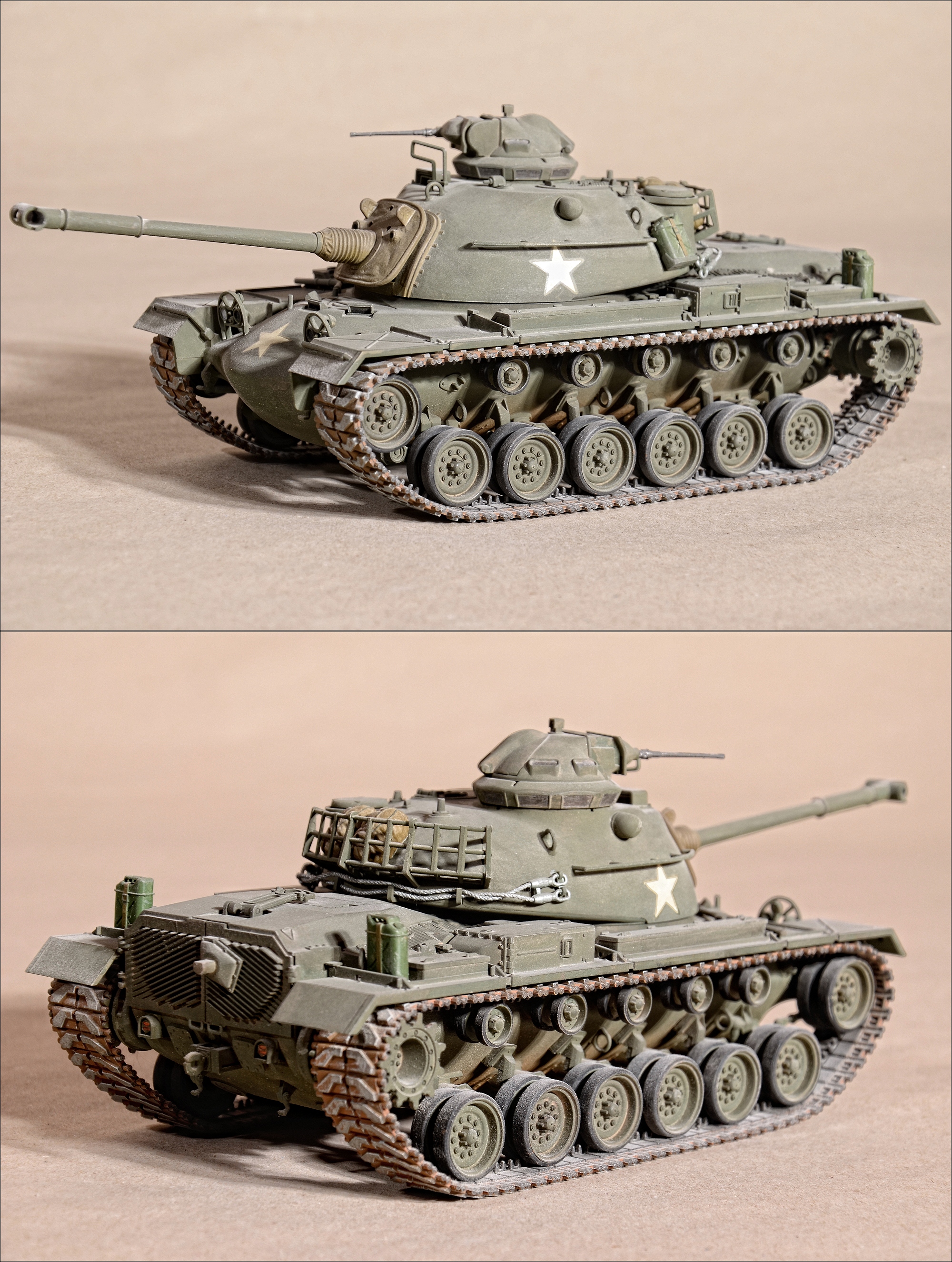 US tank M-48 Patton (1:35 Tamiya)