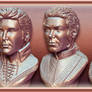 Sculpting busts Presley-Jackson-Mercury