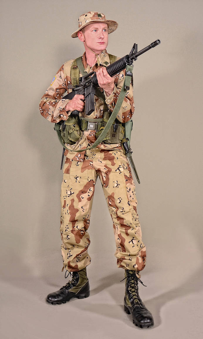 Military - uniform US soldiers gulfwar camo - 04 by MazUsKarL on DeviantArt