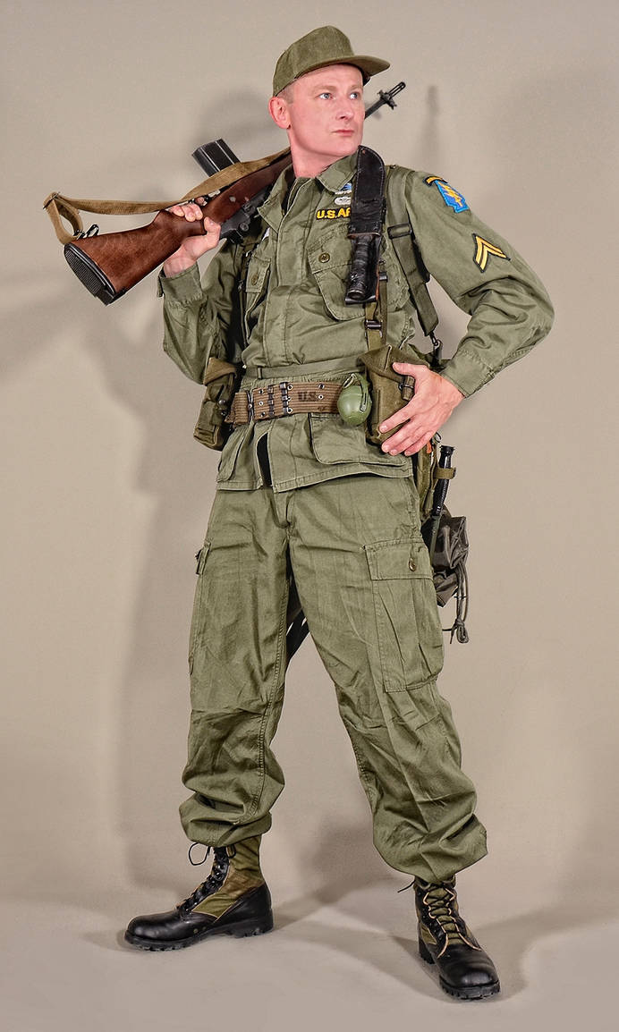 Military uniform US soldiers airborne 60s 04 by MazUsKarL on DeviantArt