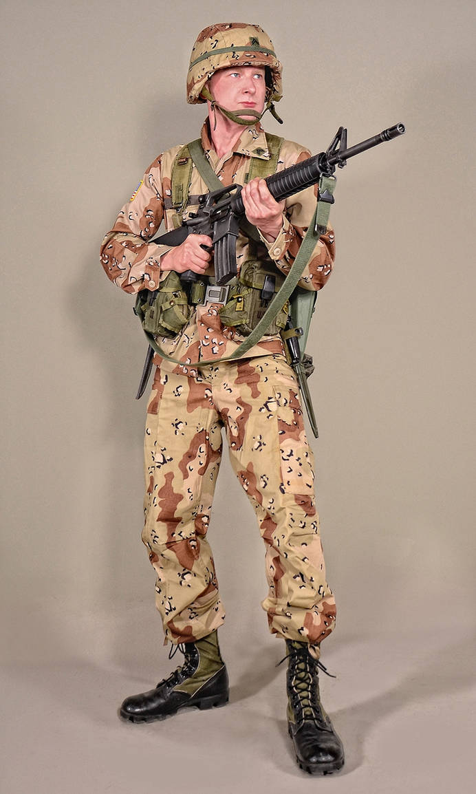 Military - uniform US soldiers gulfwar camo - 05 by MazUsKarL on DeviantArt