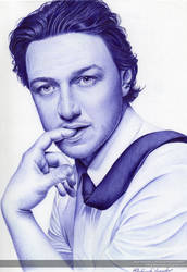 James McAvoy Ball pen (Scanned)