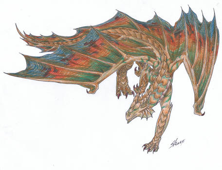 Copper dragon