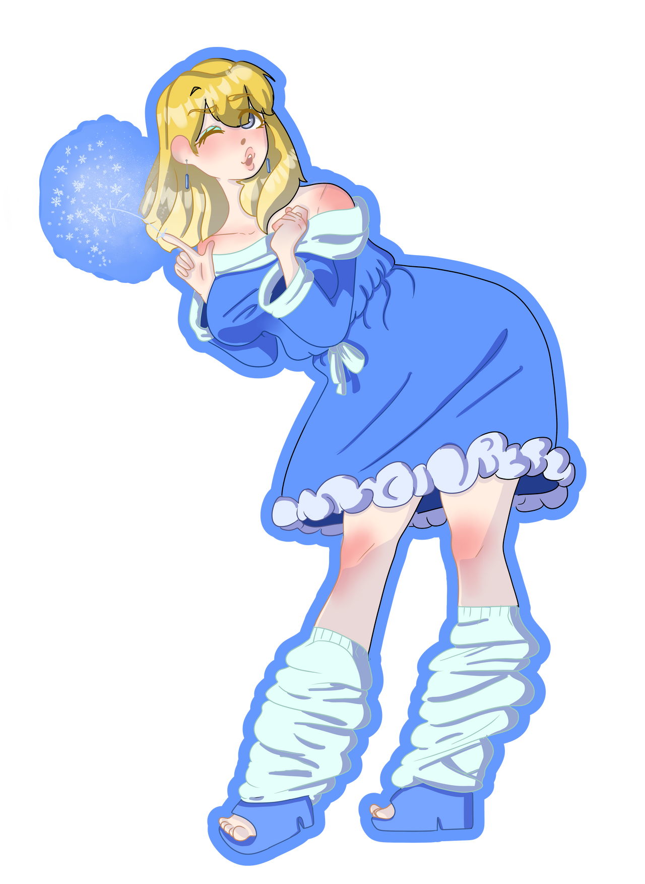 Castle Crashers Blue Princess Redesign by Tr0ySenpai on DeviantArt