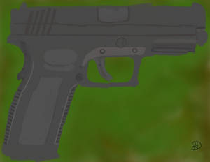 Semi Pistol (Rough Paint)