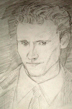 Tom Hiddleston pencil sketch