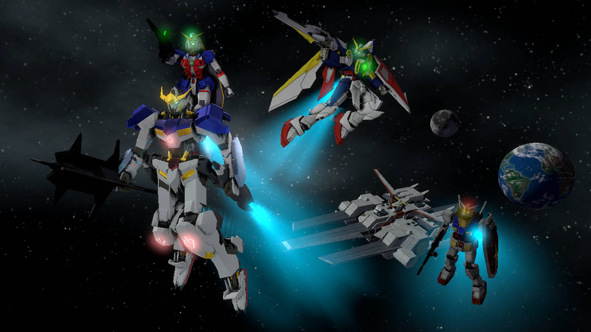 (SFM) Gundam Space Battle by TheBRSteamer95 on DeviantArt