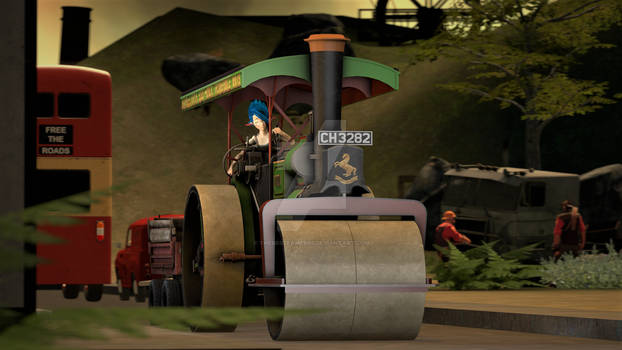 (SFM) Meurr And Her Steam Roller