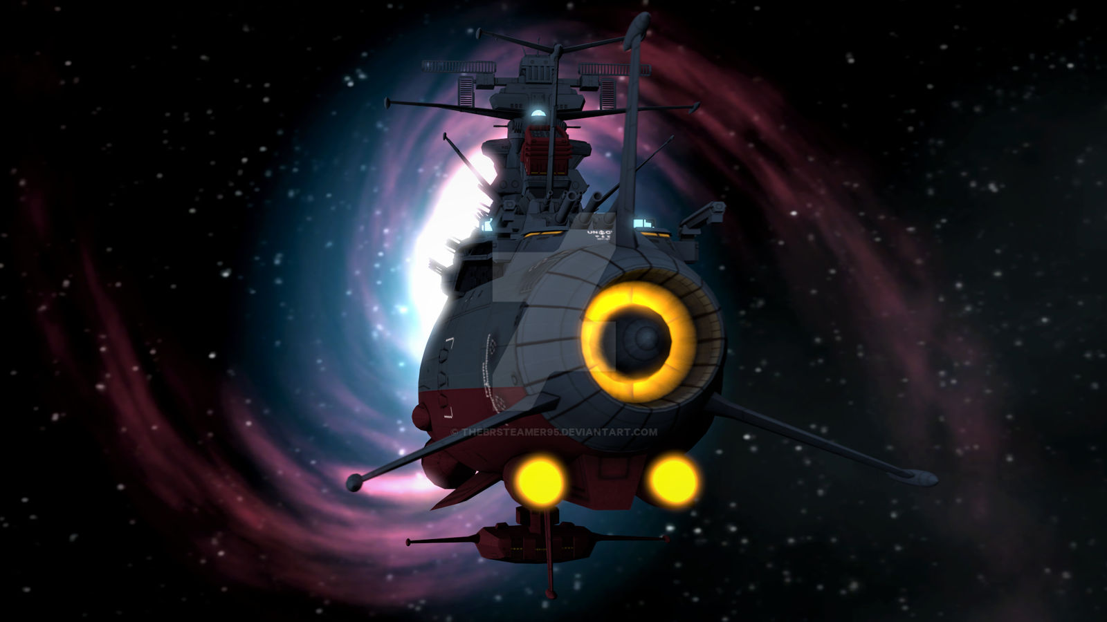 4K Space Battleship #1 by IntiArt on DeviantArt