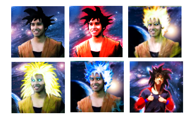 real Goku Fases