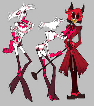 Alastor and Angel - Hazbin Hotel