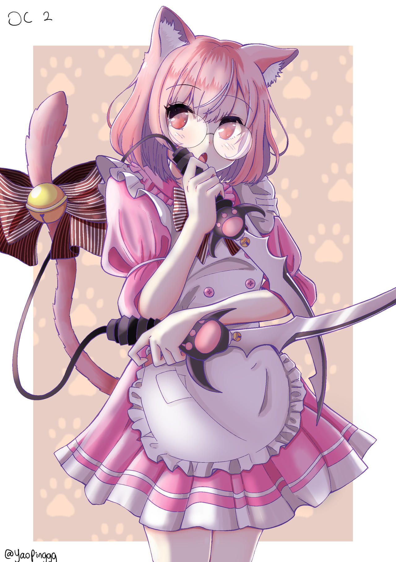 maid cat girl oc by Yaopinggg on DeviantArt