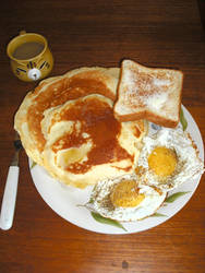 Eggs and Pancake Breakfast