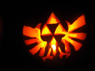 The Legend of Zelda Pumpkin by Black-Destiny