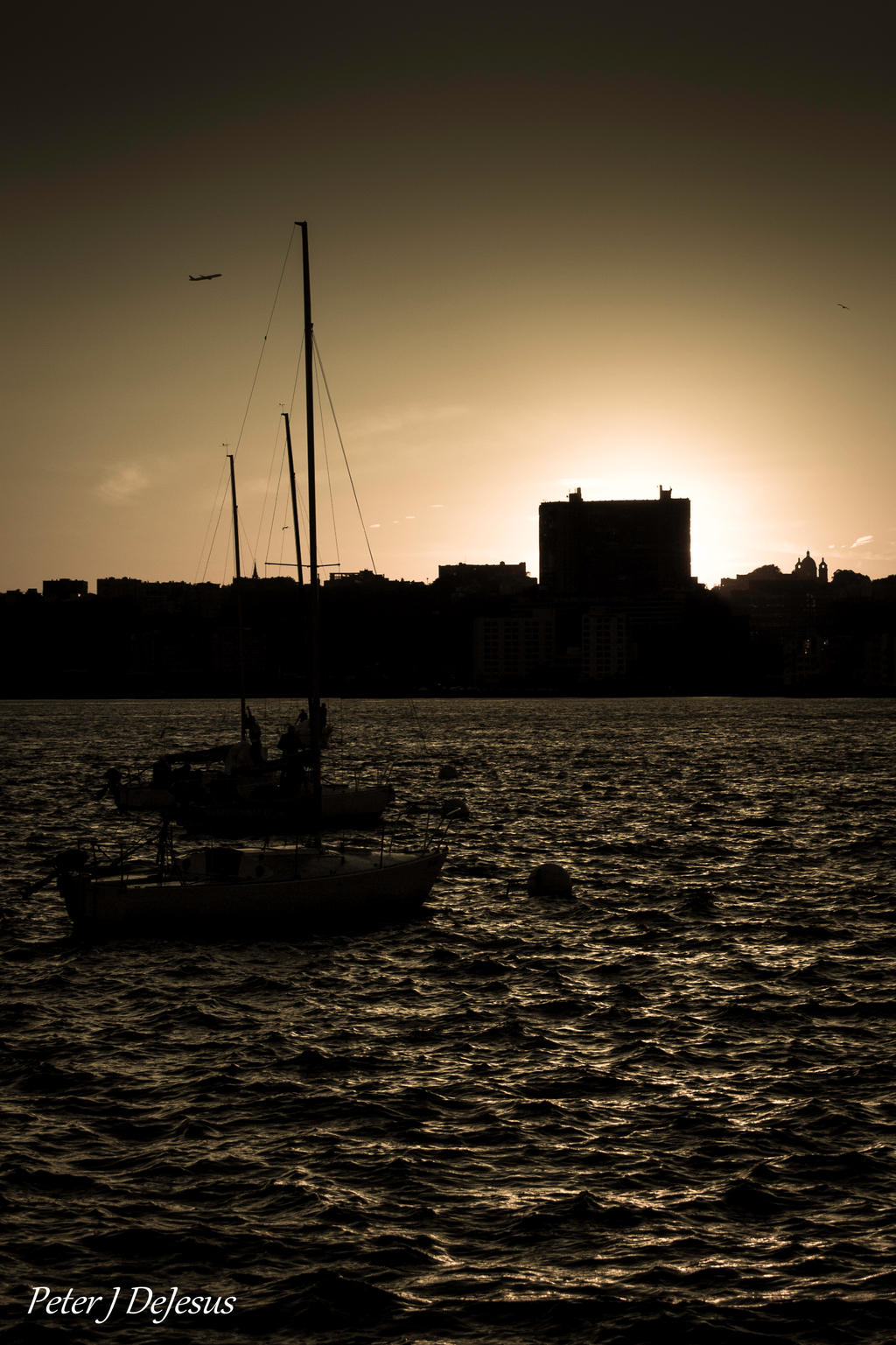 Sail Boat Sunset-2