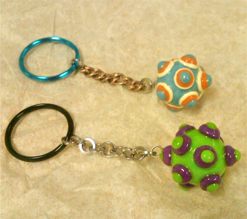 Katamari Keychains