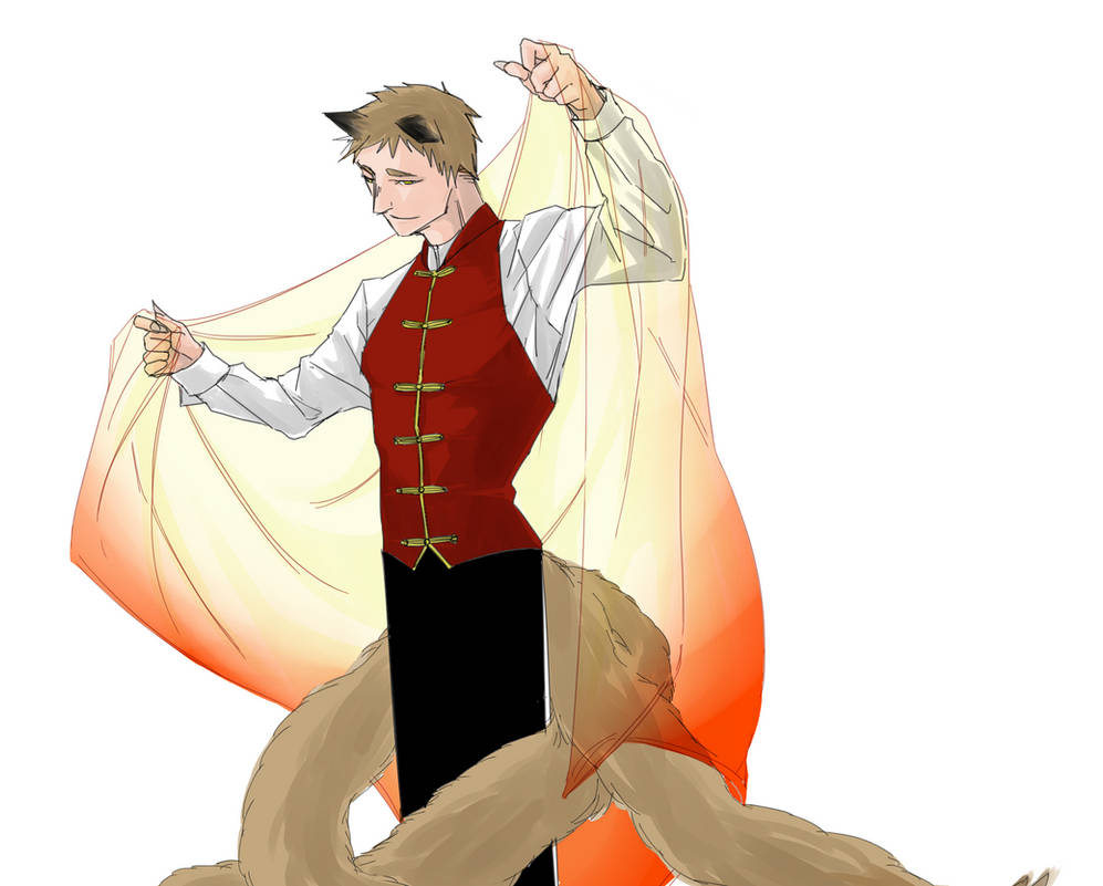 three-tailed fox by b-sugary on DeviantArt